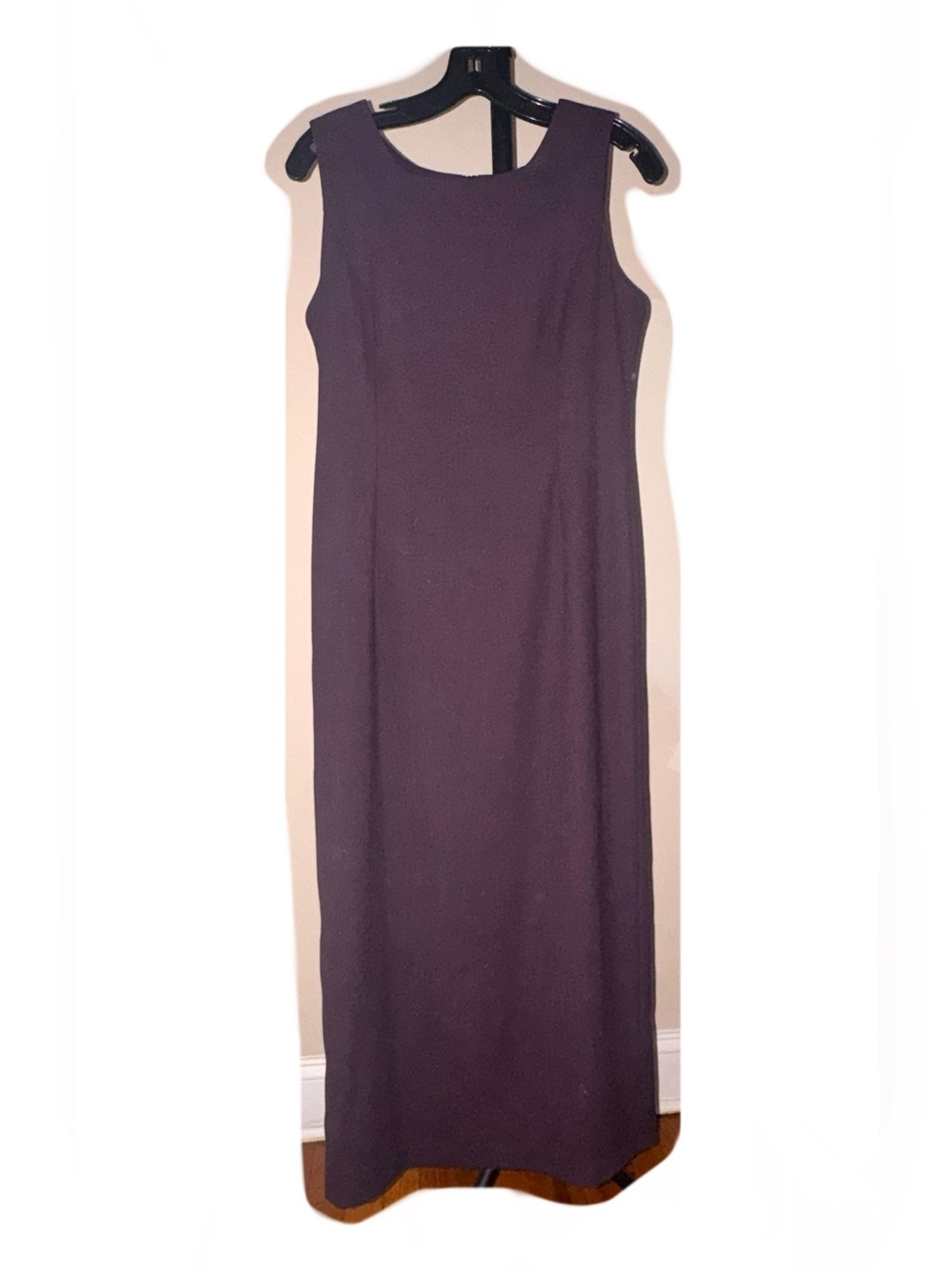 Set of Elegant Plum Dress and Blazer Suit - Picture 6 of 7